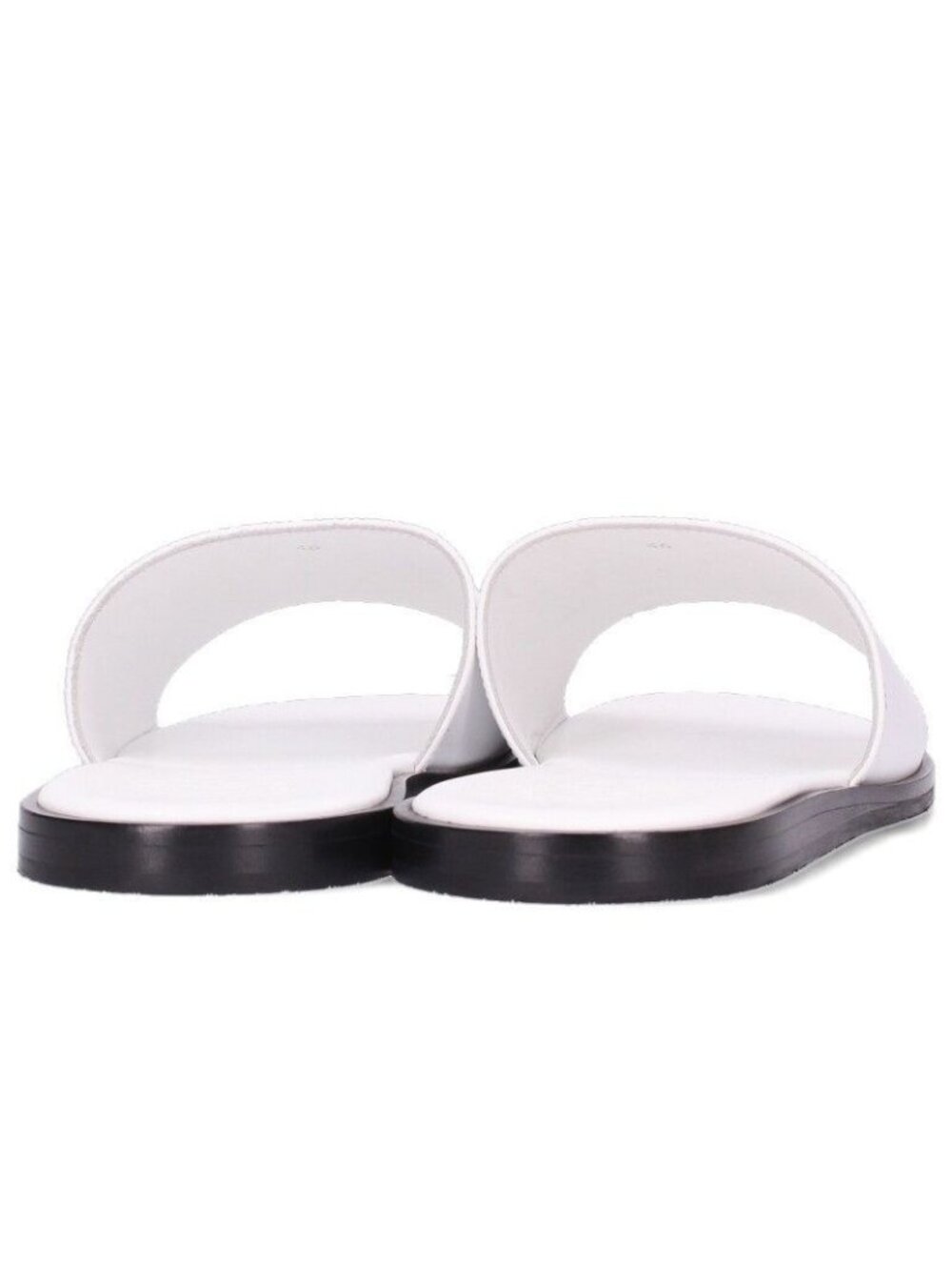★SOLD★ Chrome Hearts CH Slide Leather CH Plus Patch Sandals 46 - Picture 3 of 5